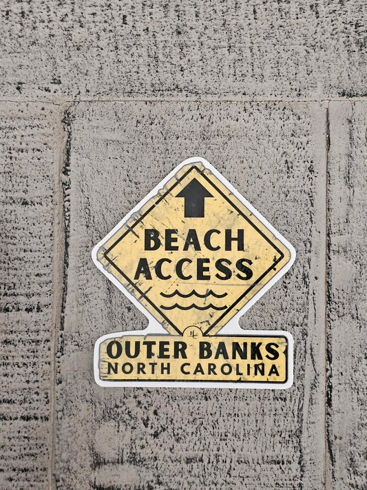 Outer Banks "Beach Access" Vinyl sticker
