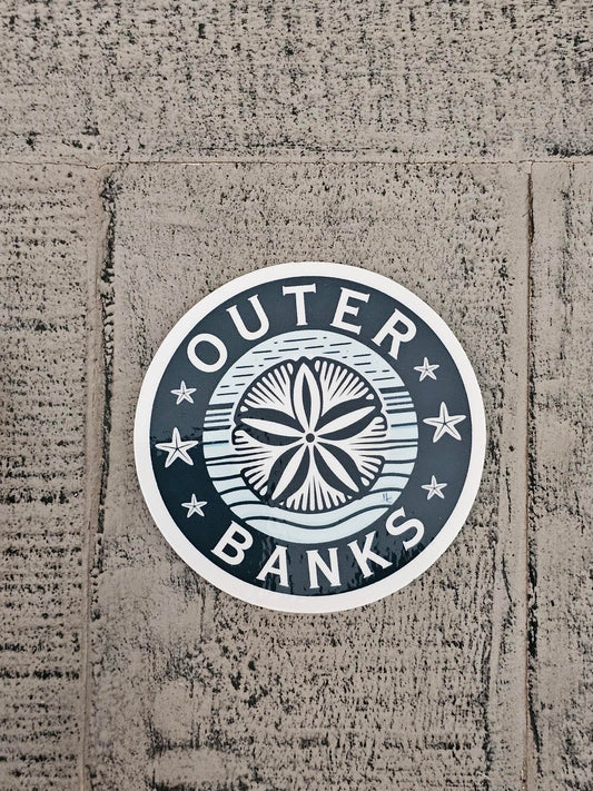 Outer Banks Sand Dollar Sticker