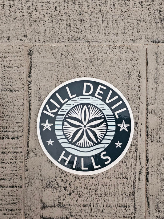 Kill Devil HIlls Sand Dollar Sticker