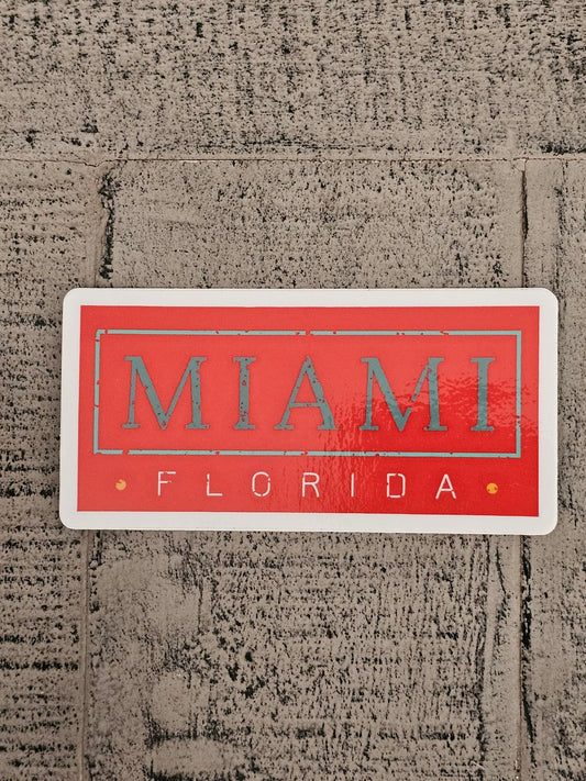 Miami Plate Sticker