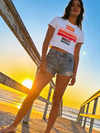 Shoaly Cross Baby Tee