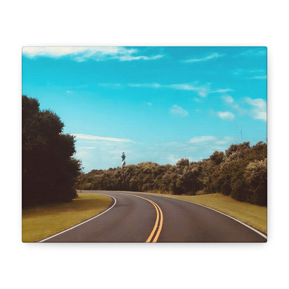 Lighthouse Drive Matte Canvas
