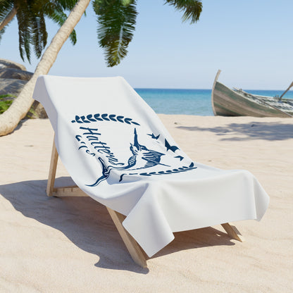 Blue Marlin Beach Towel