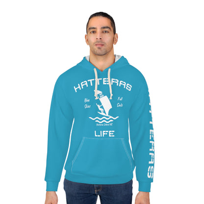 Turquoise Pullover Hoodie