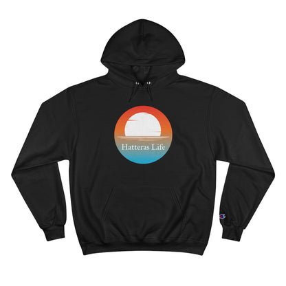 Champion Hoodie - Hatteras Life Red Sky.