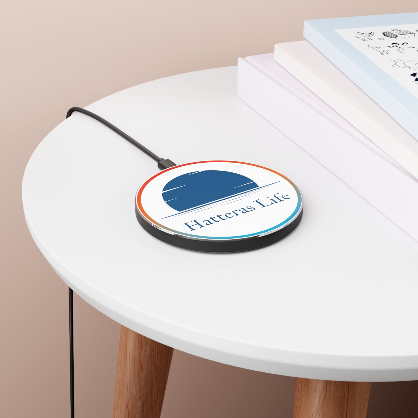 Wireless Charger - Hatteras Blue Moon