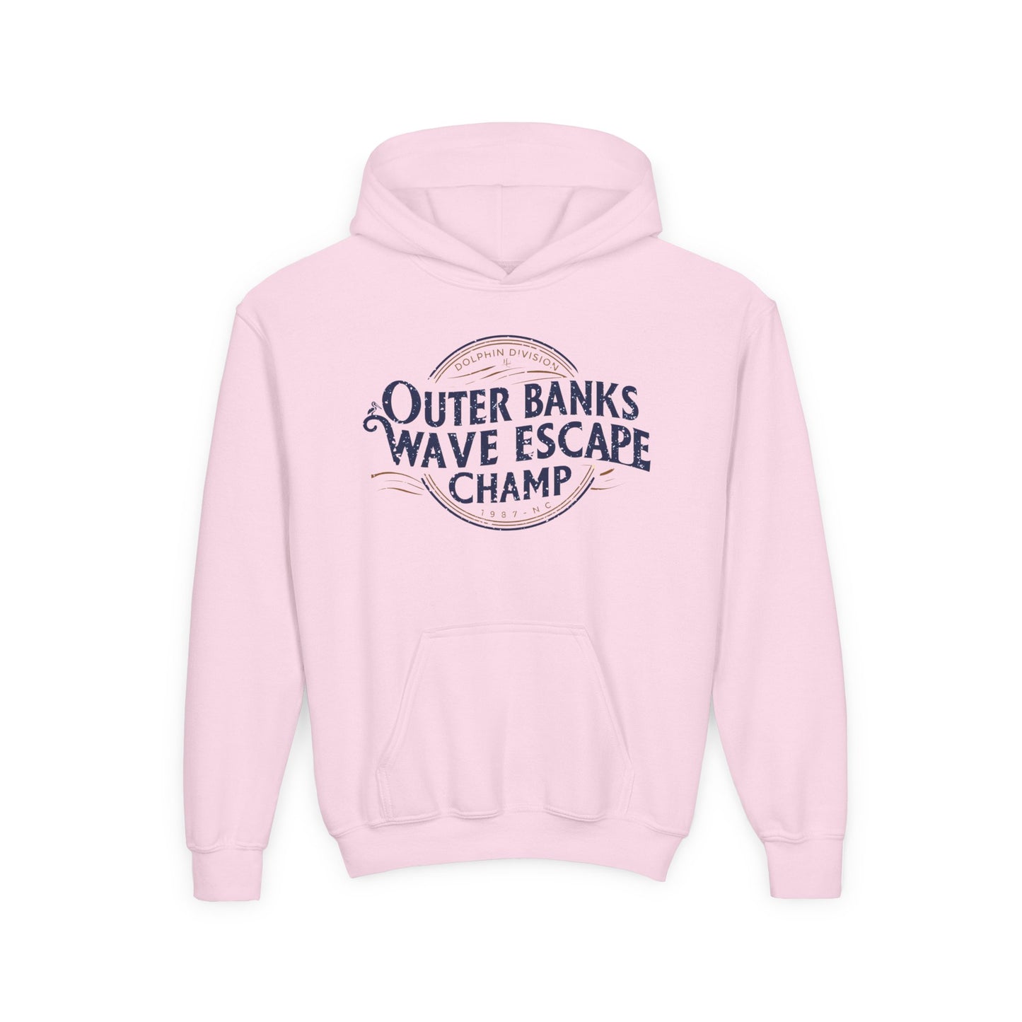 Youth Heavy Blend Hooded Sweatshirt - Wave Escape Champ