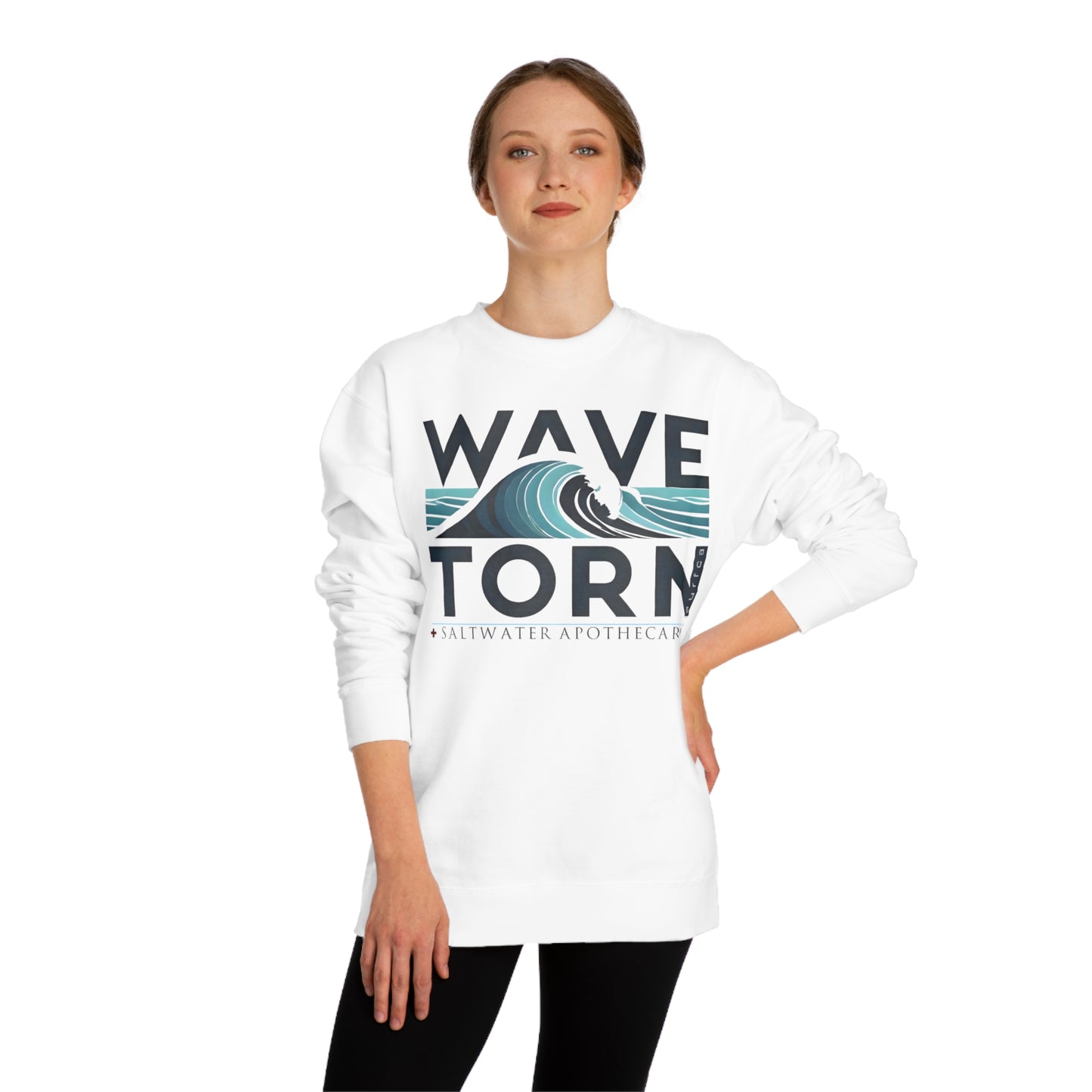 Wave Torn Sweatshirt