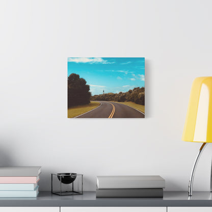 Lighthouse Drive Matte Canvas