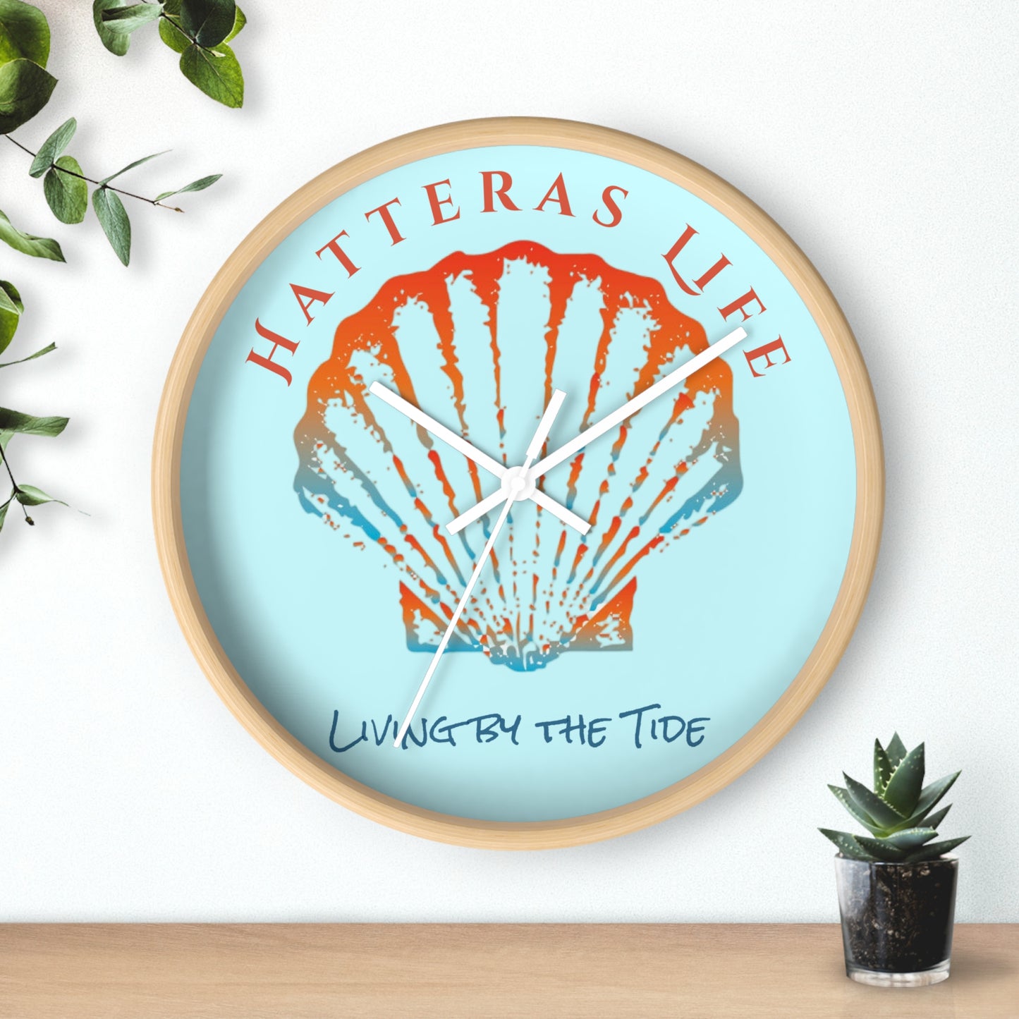 Wall Clock - Hatteras Life Shell