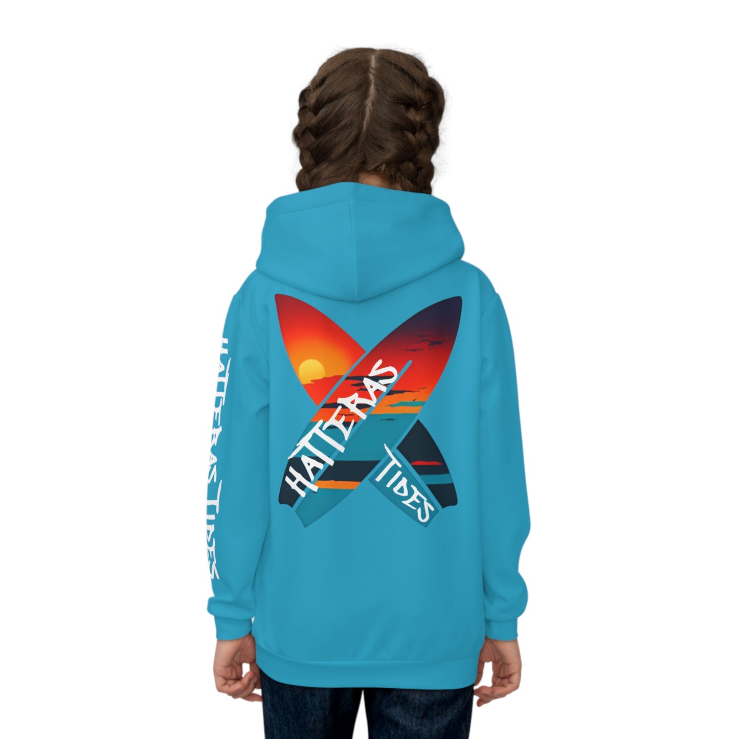 Tides Children's Hoodie (Turquoise)