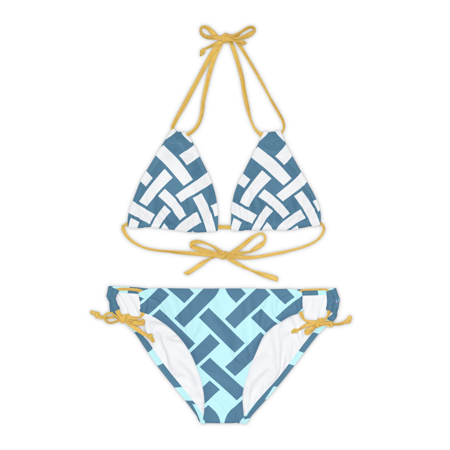 Woven Strap-Kini Set