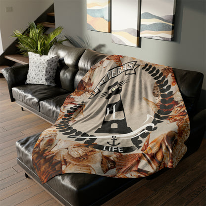 Lighthouse Soft Polyester Blanket