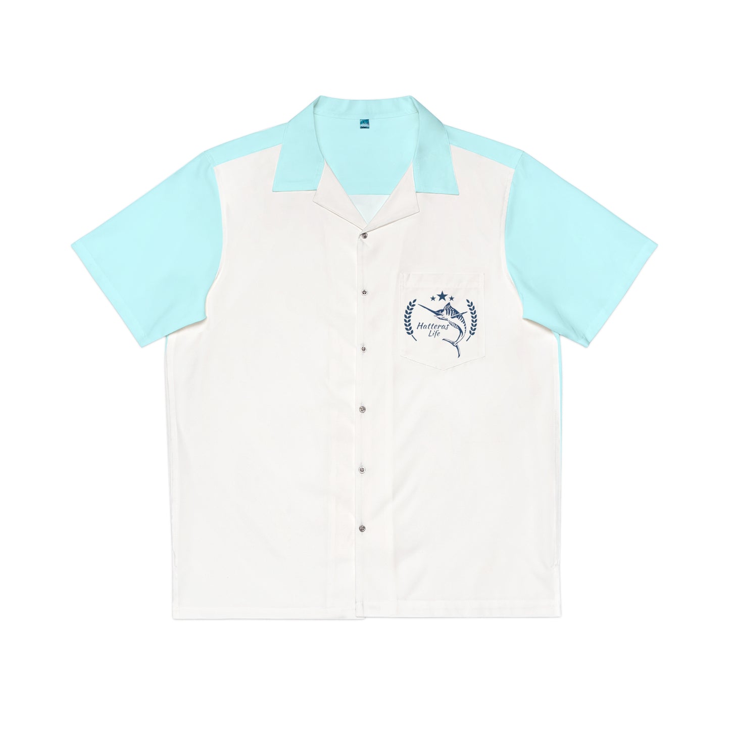 Beach Shirt Blue/White