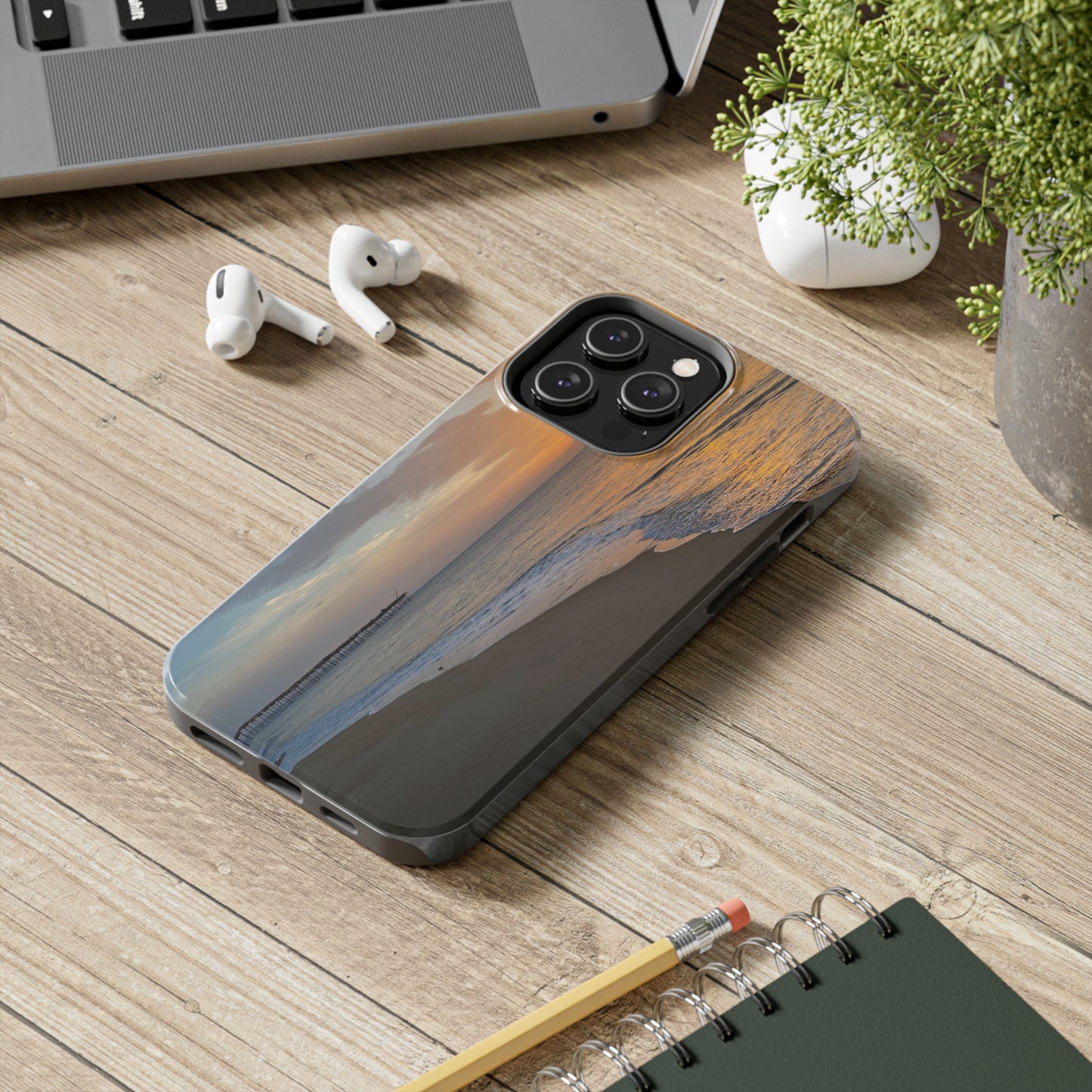 Tough Phone Cases - Beach with Pier