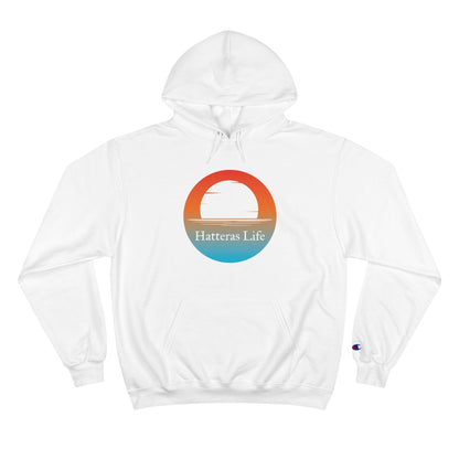 Champion Hoodie - Hatteras Life Red Sky.