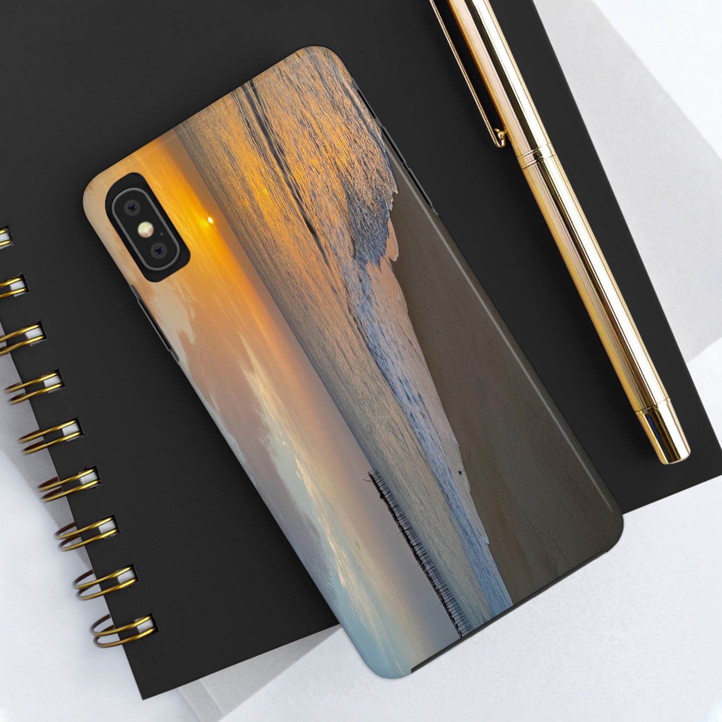Tough Phone Cases - Beach with Pier