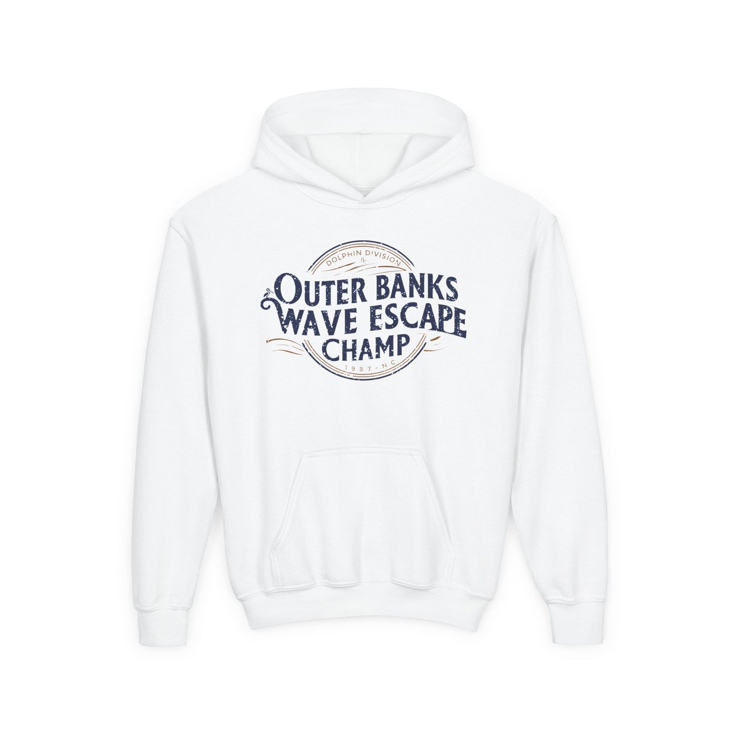 Youth Heavy Blend Hooded Sweatshirt - Wave Escape Champ