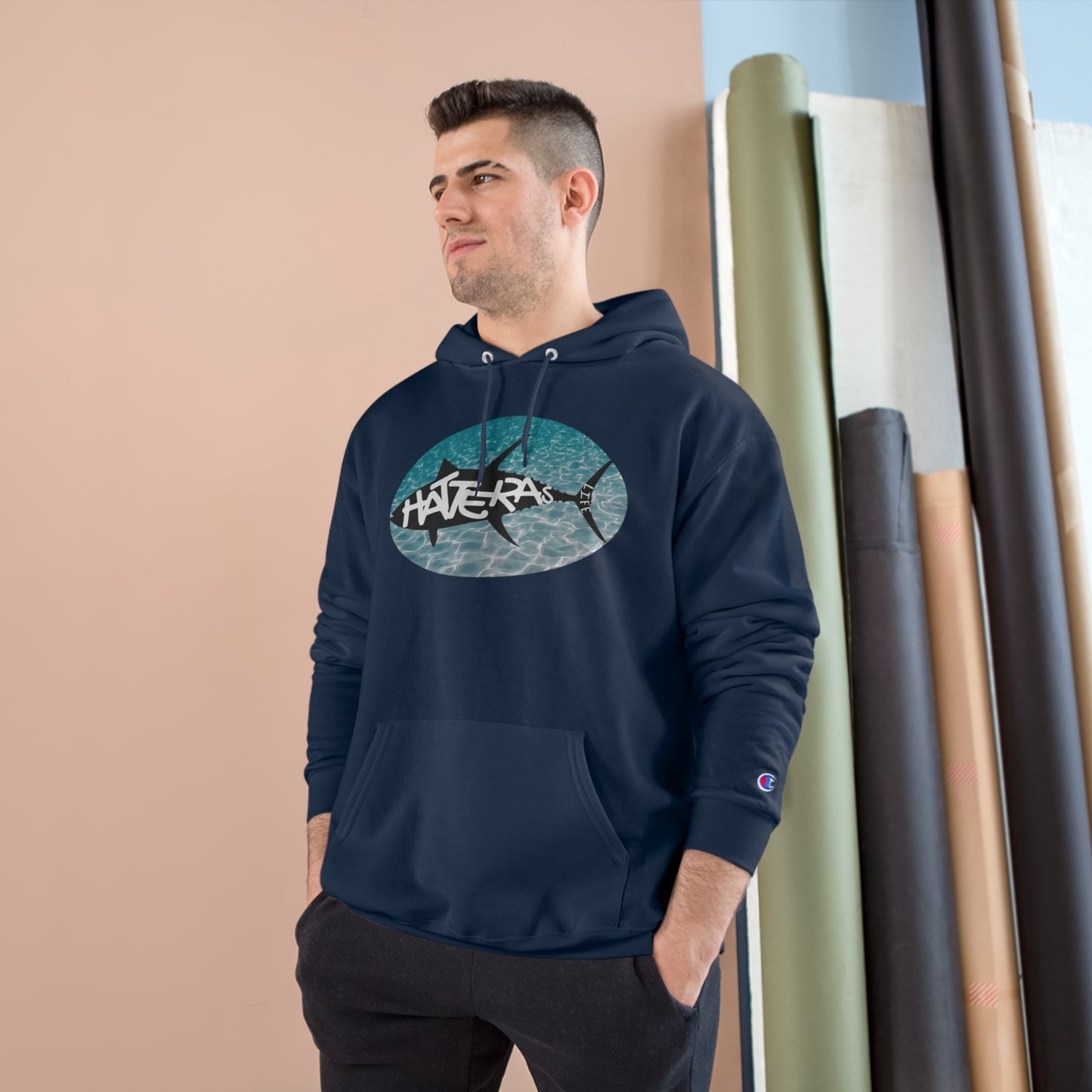 Champion Hoodie - Hatteras Life Tuna