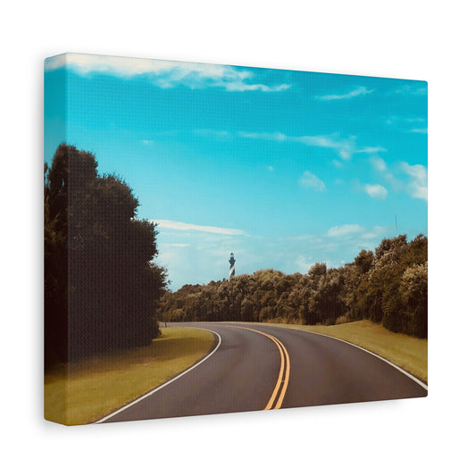 Lighthouse Drive Matte Canvas