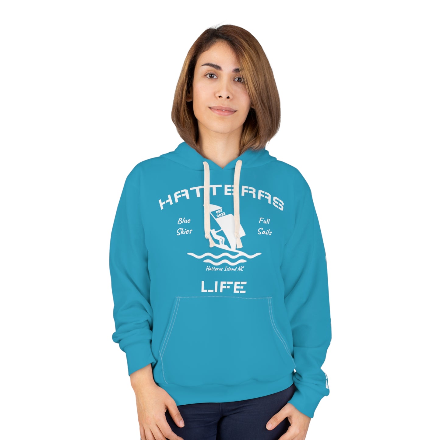 Turquoise Pullover Hoodie