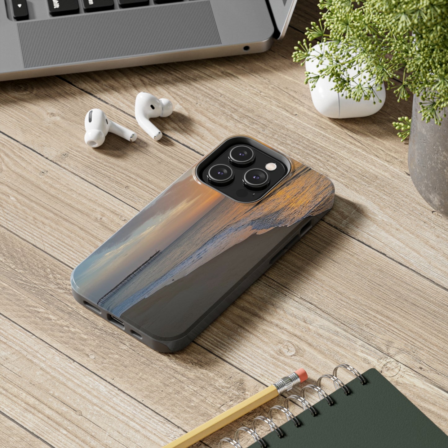 Tough Phone Cases - Beach with Pier