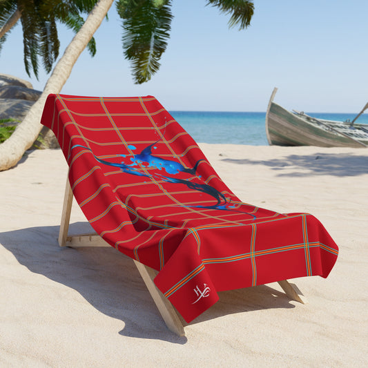 Water Marlin Beach Towel