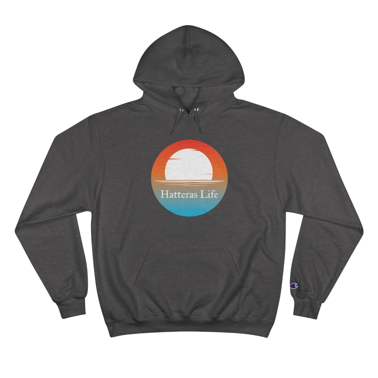 Champion Hoodie - Hatteras Life Red Sky.