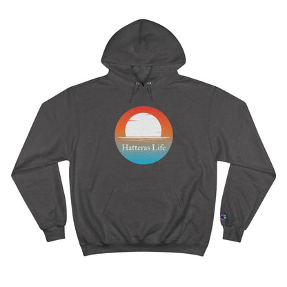 Champion Hoodie - Hatteras Life Red Sky.