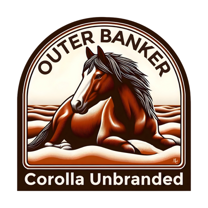 Corolla Clear Vinyl Sticker - Outer Banker