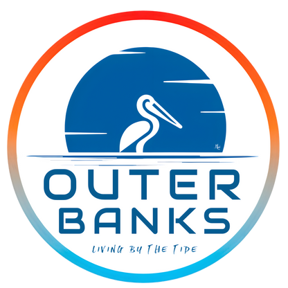 Hatteras Life Circle Sticker - "Blue Sky" Outer Banks