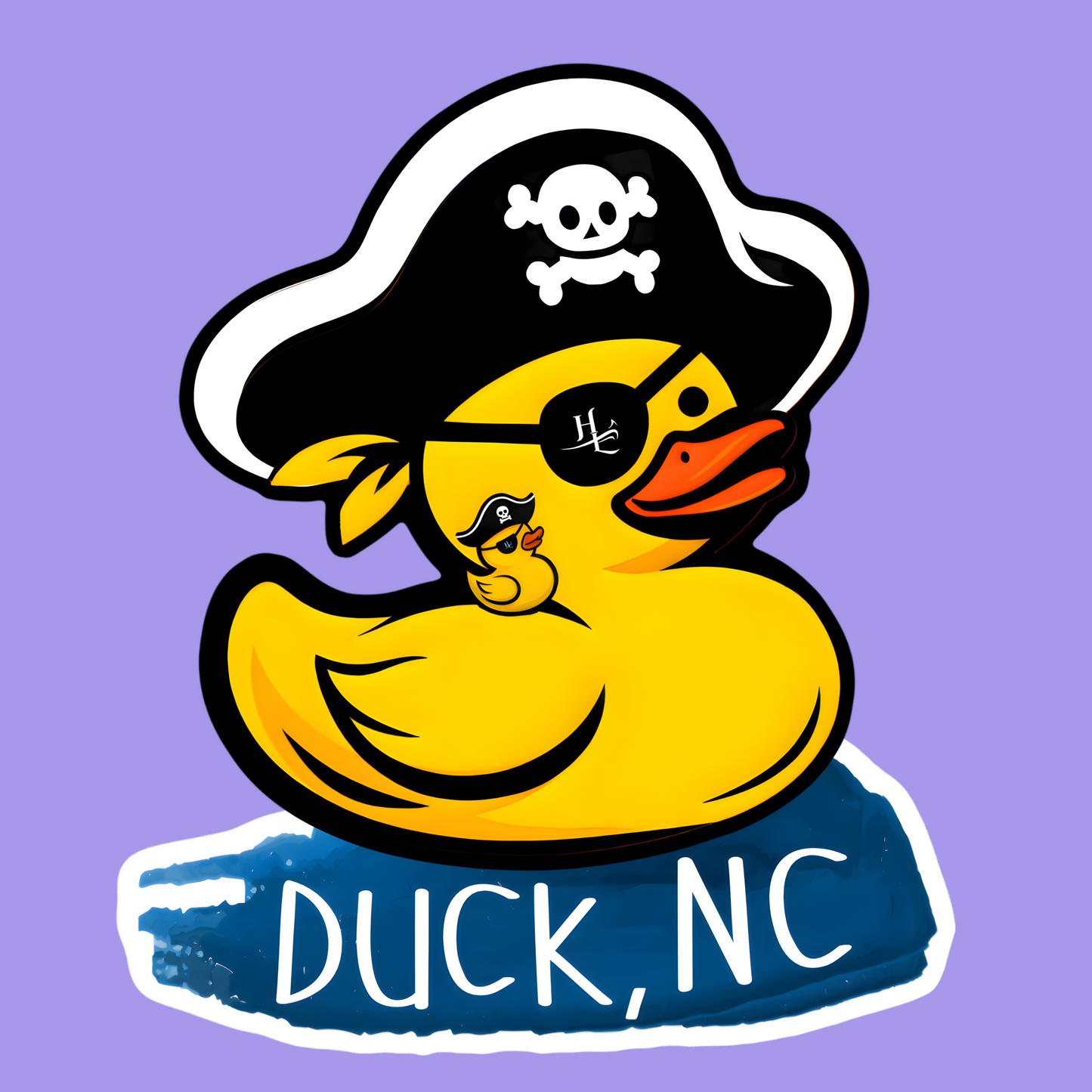 Duck, NC "Ducky Banx" Vinyl Sticker