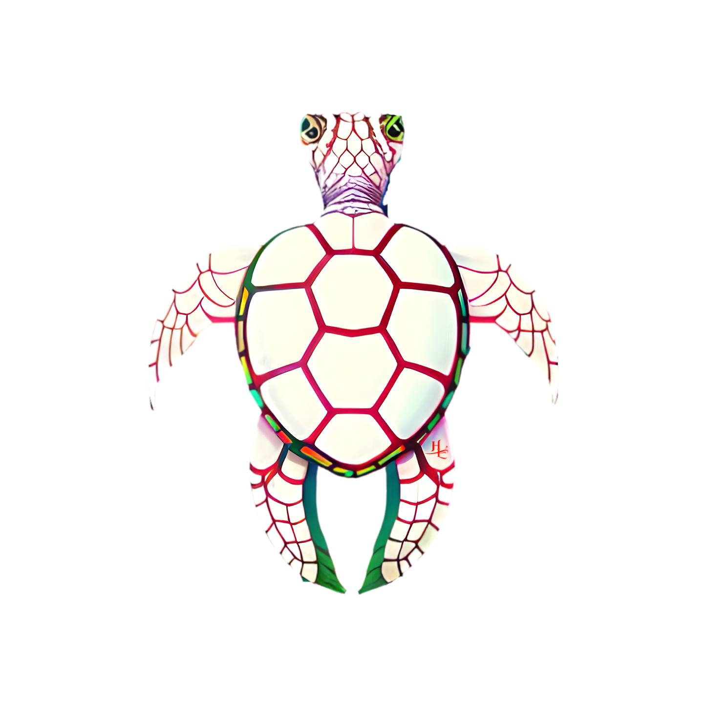 Hatteras Life Clear Vinyl Turtle Sticker