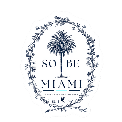 Miami SO BE Garland Vinyl Die Cut Sticker