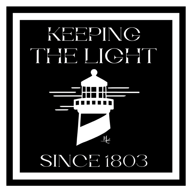 "Keeping the Light" Square Sticker