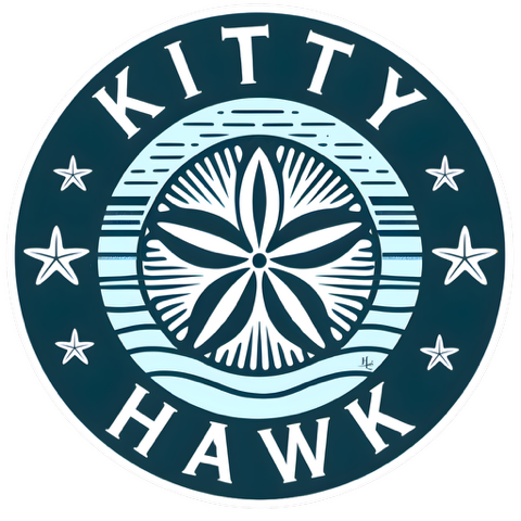 Kitty Hawk Sand Dollar Sticker