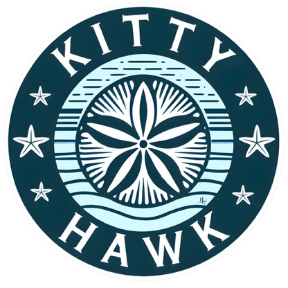 Kitty Hawk Sand Dollar Sticker