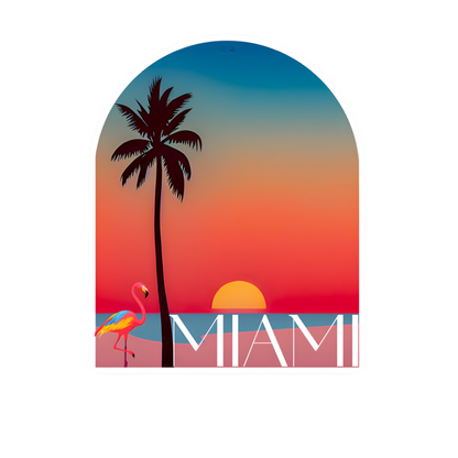 Miami Arch Sticker