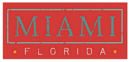 Miami Plate Sticker