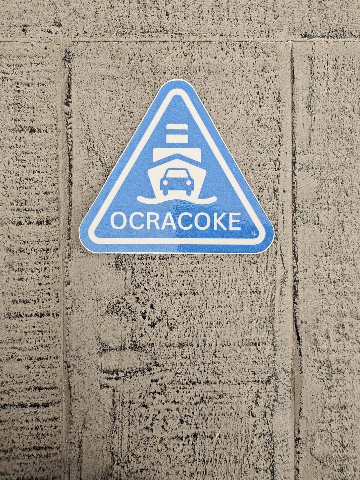 Ocracoke Ferry vinyl sticker