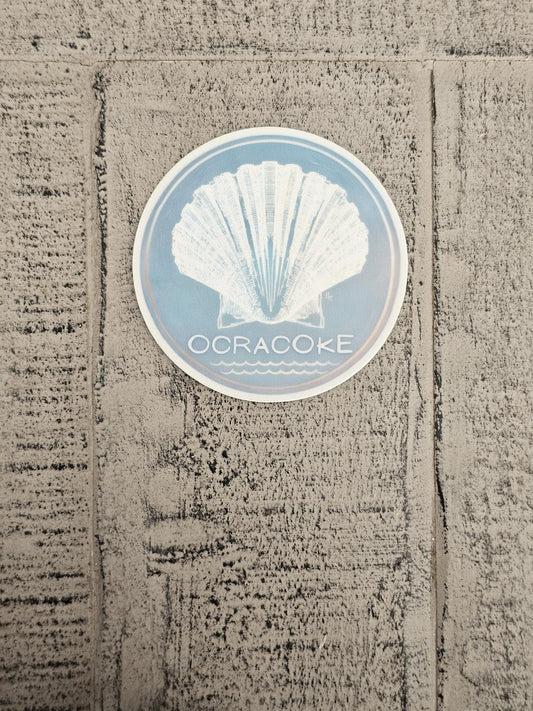 Ocracoke Shell Sticker