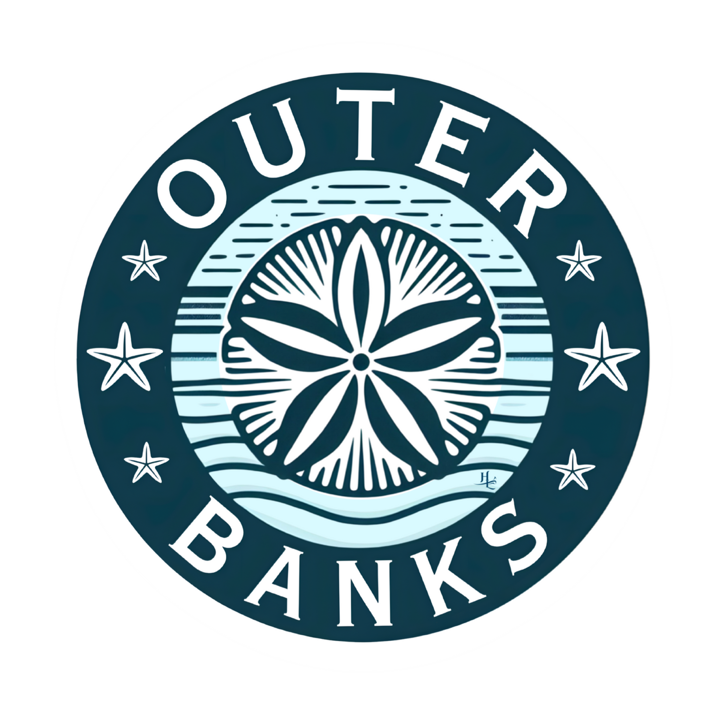 Outer Banks Sand Dollar Sticker
