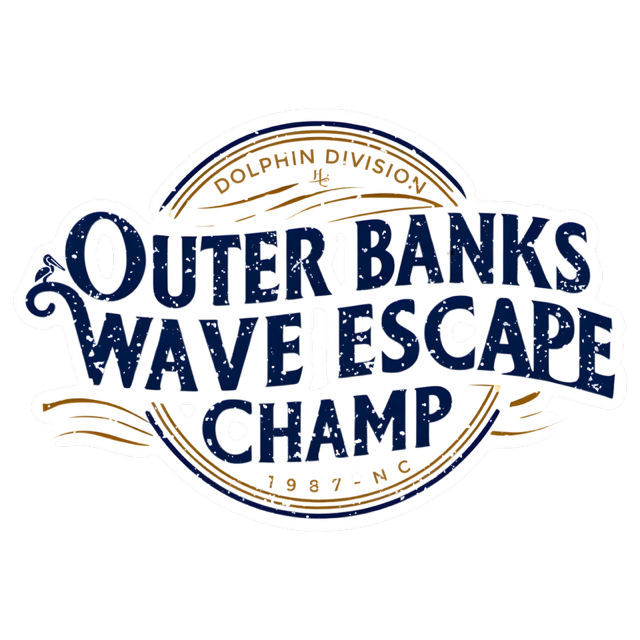 Outer Banks "Wave Escape Champ" Sticker
