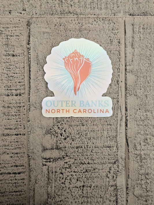 North Carolina Outer Banks Shell (Holographic)